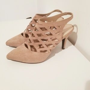 Tan Suede Heels